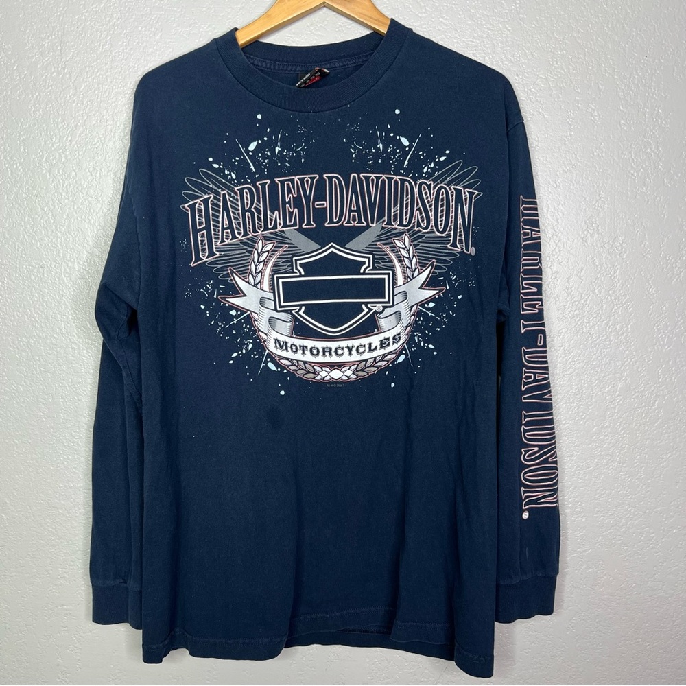 Harley Davidson Fort Worth long sleeve tshirt size large